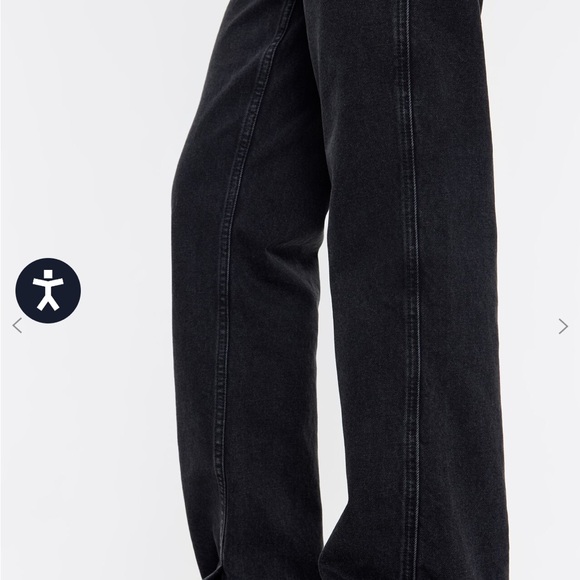 NWT BIMBA y Lola STUDDED BLACK LEATHER BALLERINA Ballet Flats size 39 - Picture 7 of 12